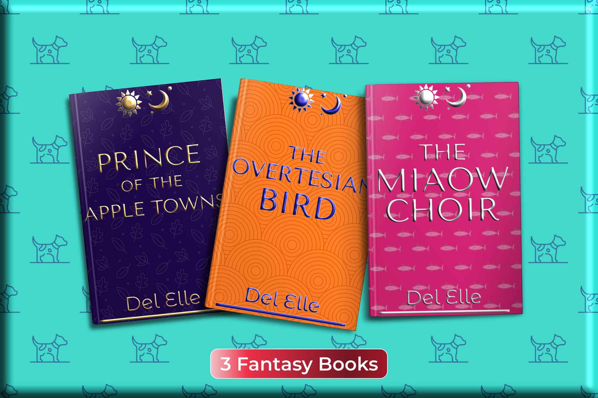 How about 3 short fantasy books set in a not-so-quiet high street. 